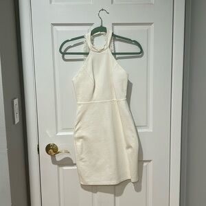 Lulu's Cream Mini Dress